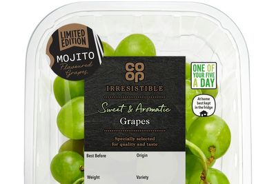 Co-op to launch range of grapes that taste like a Mojito cocktail