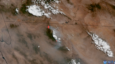 Satellite images track Grand Canyon wildfires burning across thousands of acres