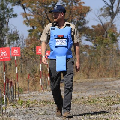 Prince Harry Recreates Princess Diana's Famous Landmine Walk in Angola—And Delivers Live-Saving Messages to Kids