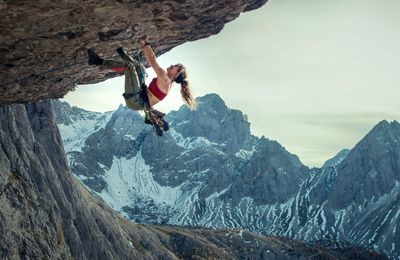 Lily James is a mountain-climbing 'addict' after filming Cliffhanger