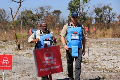 Harry revisits Diana’s footsteps in Angola with landmine walk