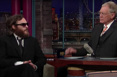 Joaquin Phoenix apologises for ‘horrible’ David Letterman interview: ‘I’ll never do it again’