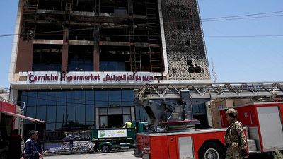 Newly opened mall in Iraq destroyed by fire, killing dozens