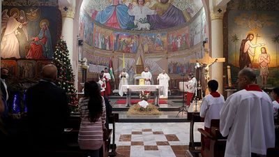 Israeli strike on Gaza Catholic church kills two and injures several