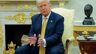 Season 576 of ‘Trump forgot again’ as the president publicly rewrites his decision and dumps the script on Biden