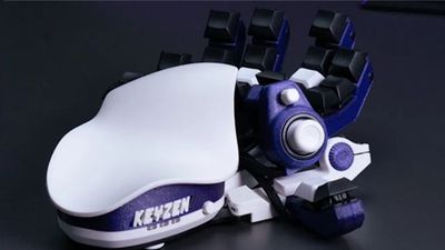 'Listening to gamers is at the heart of what we do' says company that are putting out a hand shaped gaming keyboard with a thumbstick