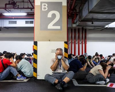 ‘Preparation is our only option’: sirens wail as Taiwan simulates China attack in city streets