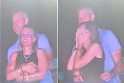 CEO faces cheating allegations after being caught in embrace with coworker on Jumbotron at Coldplay concert