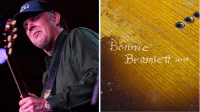 “I have a rule: I never argue with a woman holding a knife. So I’m like, ‘All right, Bonnie, I’ll bite...’” How a blues legend ended up engraving her name into Joe Bonamassa’s favorite 1955 Fender Strat