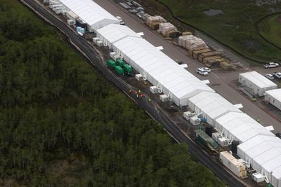 DeSantis under fire for using disaster funds to build migrant detention jail