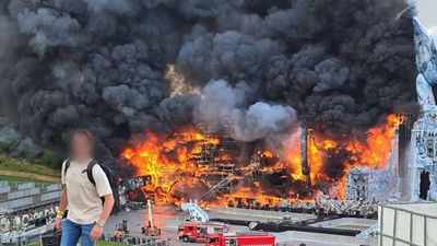 Disco inferno: Massive fire breaks out at Tomorrowland EDM festival in Belgium