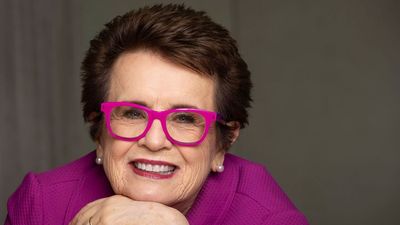 I was deliberately avoiding gray until Billie Jean King's living room altered my opinion – her bold use of artwork changes everything