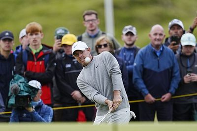Home favourite Rory McIlroy falls short in bid for first-round Open lead