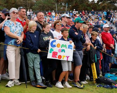 Rory McIlroy feels he has ‘the support of an entire country’ after bright start to Open