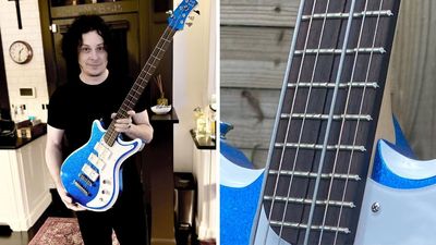 “I'm either wishing I had this back in the White Stripes or I am glad I didn't”: Jack White unveils a brand new custom guitar made by Eddie Van Halen's go-to master builder – and it’s “half bass, half guitar”