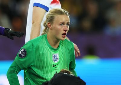 Hannah Hampton: Lionesses' penalty hero plays down injury worry after breathless quarter-final win