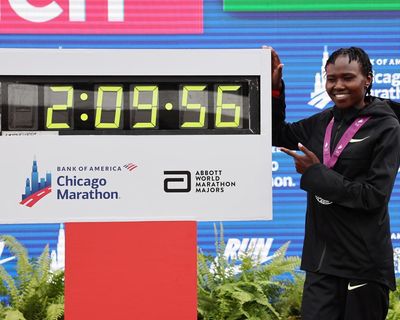 Marathon world record holder Ruth Chepngetich suspended over banned substance