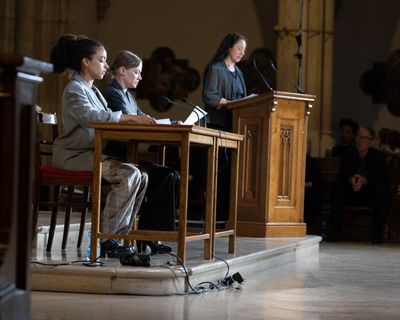 ‘It’s ourselves and society on trial’: playwright adapts Gisèle Pelicot case for stage