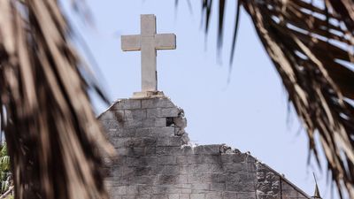 Macron hits out at Israeli bombing of Catholic church in Gaza