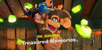 Nostalgia Country Secret Banana location in Donkey Kong Bananza