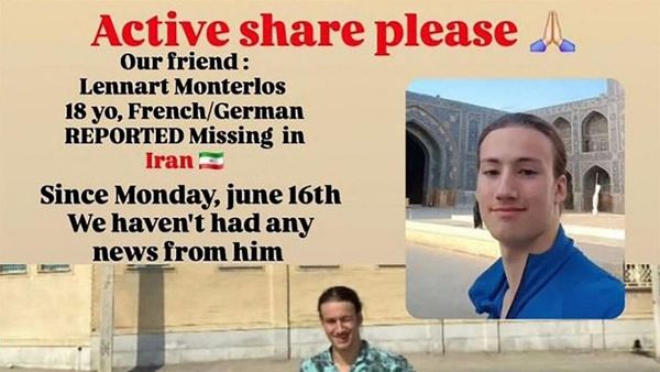 Family of French-German cyclist detained in Iran says he is 'innocent'