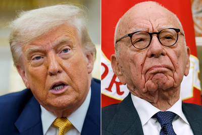 Trump’s ominous warning to Rupert Murdoch and ‘his pile of garbage’ WSJ over Epstein birthday card report