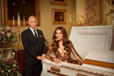 Elizabeth Hurley buried in a coffin in teaser for new reality show on Channel 4