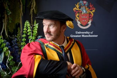 Tenor Russell Watson awarded honorary degree by University of Greater Manchester