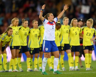 From penalty taker to physio: Lucy Bronze is England’s Swiss army knife
