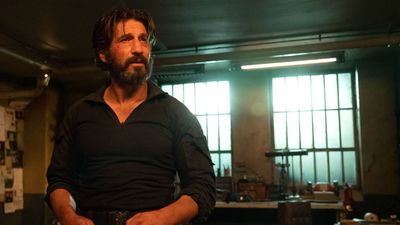 Jon Bernthal has switched up his Frank Castle look in behind the scenes snaps for Marvel’s upcoming Punisher short heading to Disney Plus