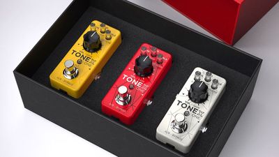 “6 groundbreaking albums in 3 TONEX pedals”: IK Multimedia gives its best-selling TONEX One a Van Halen-inspired update – launching a trio of amp modelers that chart the 'Brown Sound' evolution
