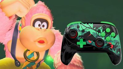I didn't know what "lenticular" meant until I saw this Donkey Kong Bananza controller