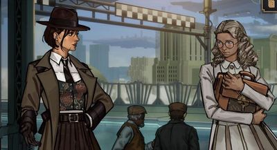 This tactics RPG set on a floating New York City could be the next great noir videogame