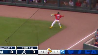 Ronald Acuna Jr. Wowed Fans With Picture-Perfect Throw to Thwart Yankees' Tag Attempt