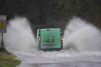 Amber weather warning as thunderstorms bring threat of flooding