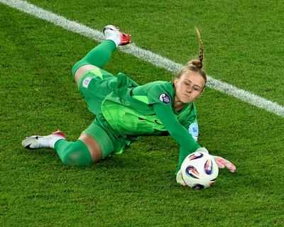 England’s Hannah Hampton hits the headlines in latest act of unlikely career