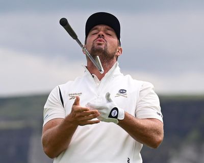 ‘Out of control’: DeChambeau and Stenson take a swing at Open slow-play chaos