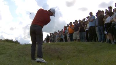 Watch: Rory McIlroy Hits Shot From Rough, Another Ball Pops Up