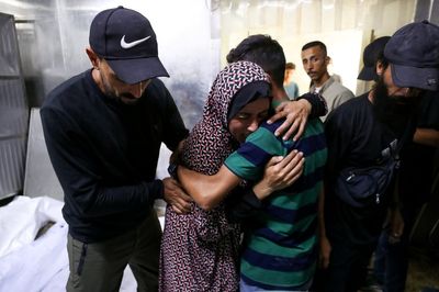At least 36 killed by Israeli fire while seeking aid in Gaza, hospital says