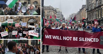 'Time to take action': What it was like at the national Palestine demo in Edinburgh