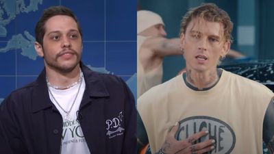 Pete Davidson’s Good Buddy MGK Had A Great Five-Word Response After He And Elsie Hewitt Revealed They’re Expecting Their First Chid