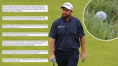 'Grossly Unfair Unless The Whole Field Are Subject To This VAR Type Of Forensic Examination' - What Golf Fans Think Of Shane Lowry's Controversial Open Rules Penalty