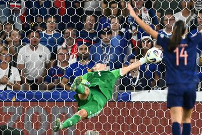 Ann-Katrin Berger follows up biblical miracle with penalty heroics for Germany