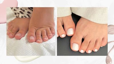 If you find pastels too harsh, these soft and luxurious milky pedicures are the answer