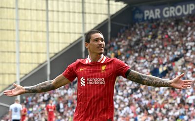 Liverpool 5-0 Stoke: Darwin Nunez hits first-half hat-trick as Florian Wirtz features in training match