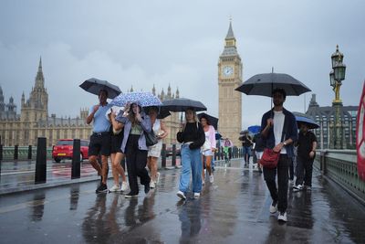 Risk of flash flooding as storms could bring half a month’s rainfall on Monday