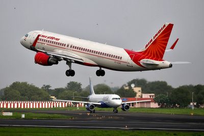 Air India plane skids and damages runway after reports of three burst tyres