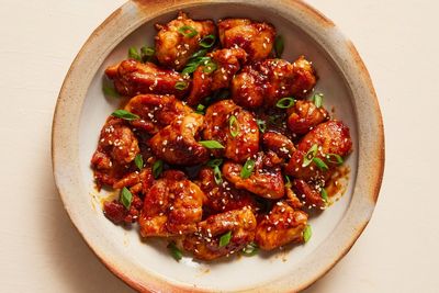 Spicy-sweet gochujang elevates this simple chicken stir-fry