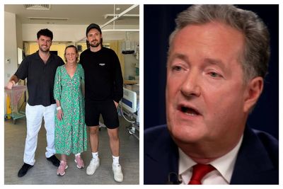 Piers Morgan's ex-wife left 'fighting for her life' after freak accident as son shares 218-day ordeal