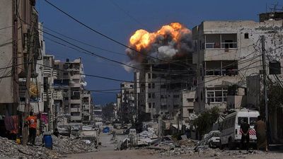 Israeli military launches first ground operation into central Gaza city of Deir al-Balah